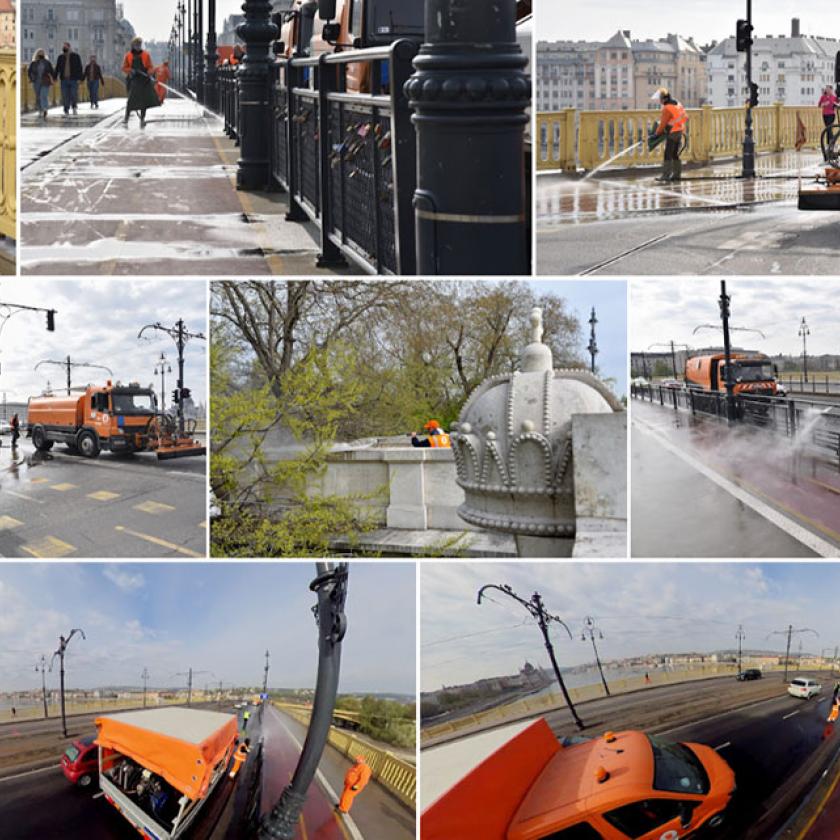 Két újabb Duna-híd tisztul meg a hétvégén 